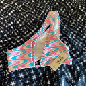 syd one shoulder bikini top frankies x wildflower